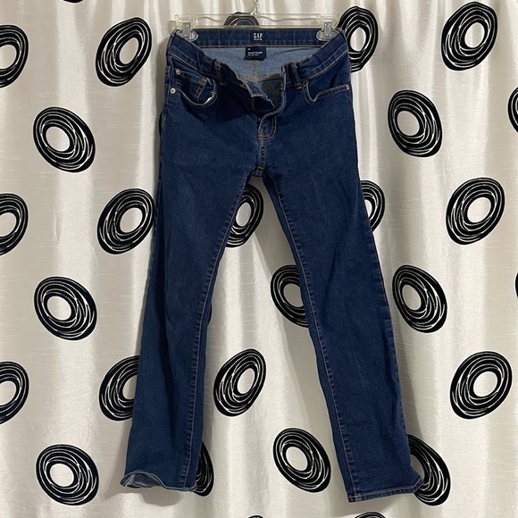 Gap denim skinny jeans kids 12, stretch straight - Picture 1 of 4